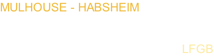 MULHOUSE - HABSHEIM    pour MSFS   AÉRODROME de MULHOUSE    LFGB